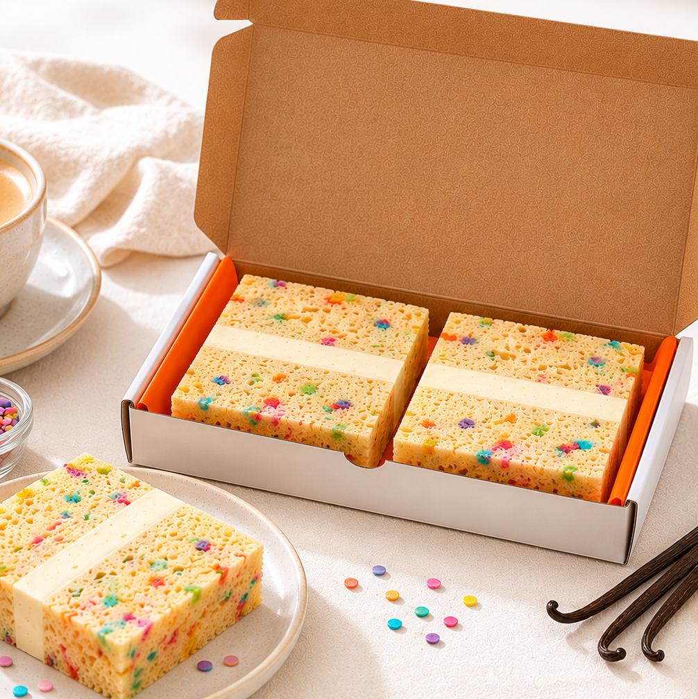 Cake Card Box Funfetti Vanille | 2 stuks