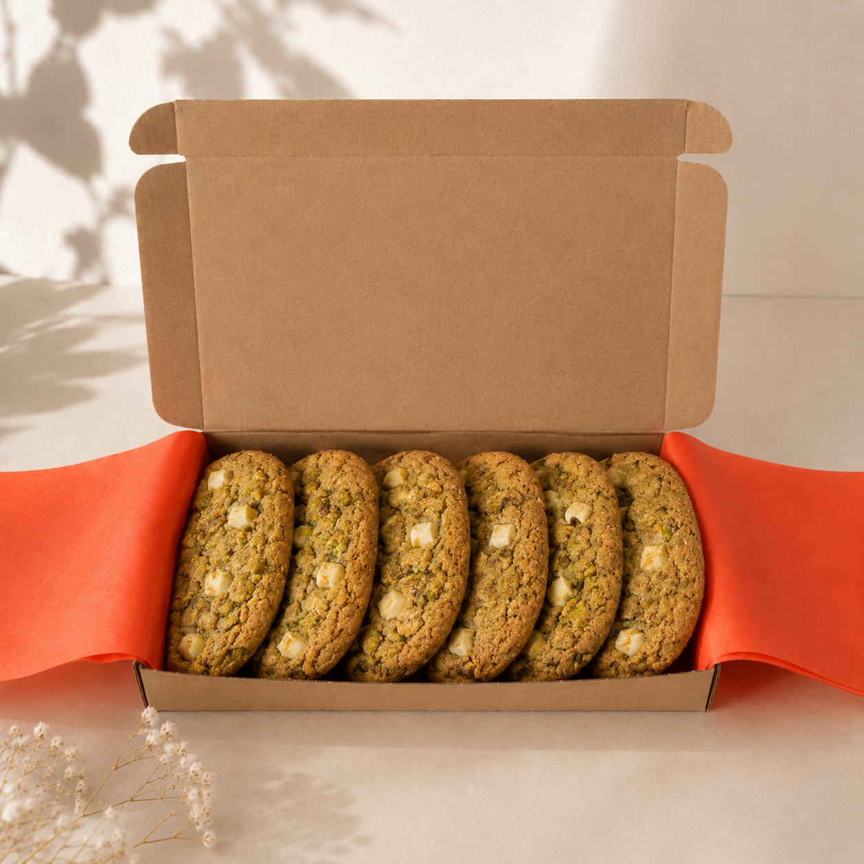 American Cookie Box Pistache | 6 stuks