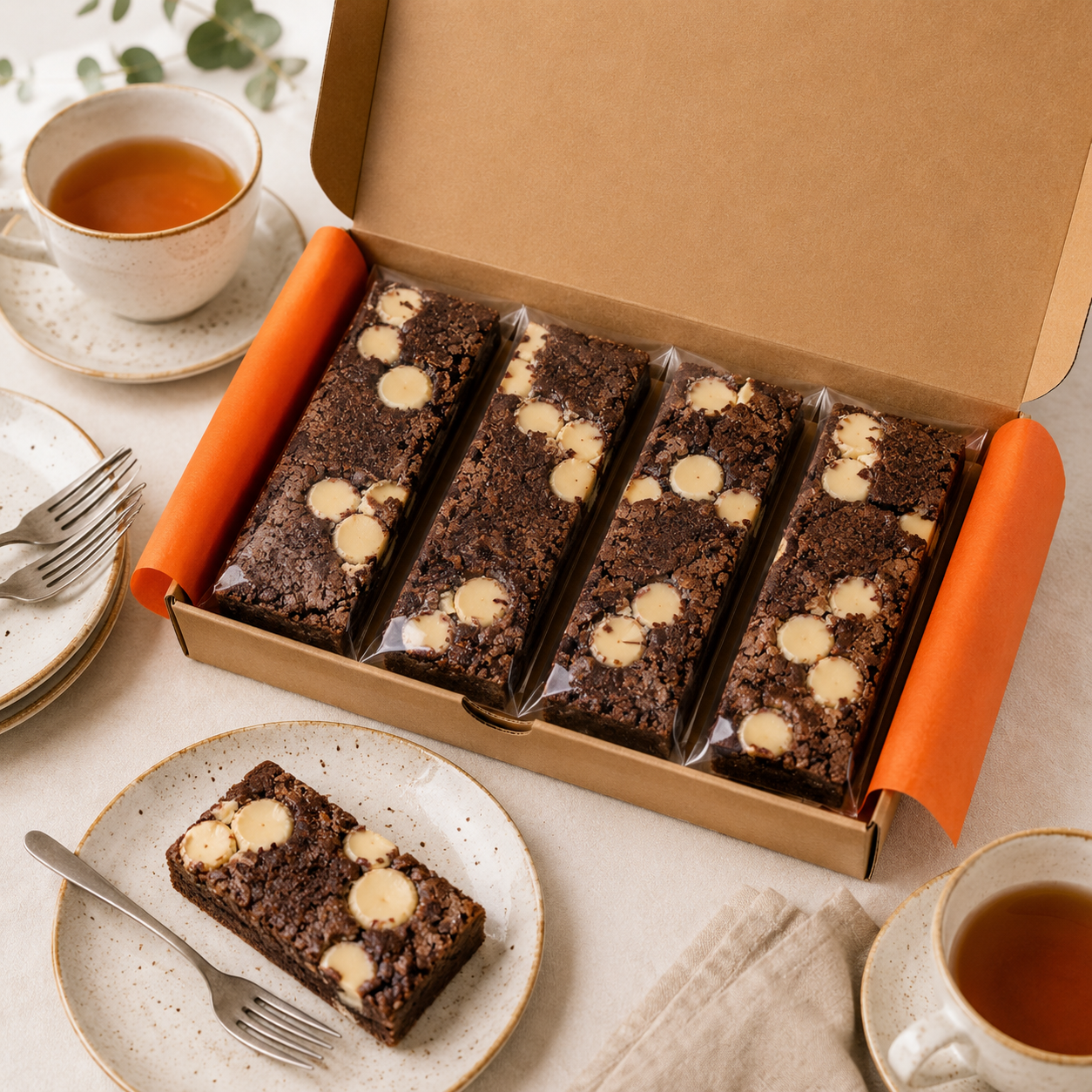 Browniebox Tripple Chocolate | 8 stuks
